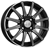 K&K Сиеста 5x13 4*98 Et:38 Dia:58,6 алмаз черный