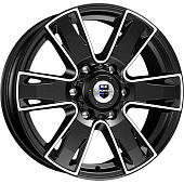 K&K Севенна 7x17 6*139,7 Et:38 Dia:67,1 дарк платинум