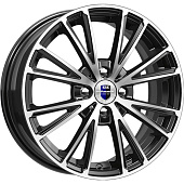 K&K Меандр-Оригинал 6x16 4*98 Et:35 Dia:58,6 алмаз чёрный