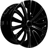 Pdw 5241 9,5x19 5*112 Et:33 Dia:66,6 Gloss Black Machine Face
