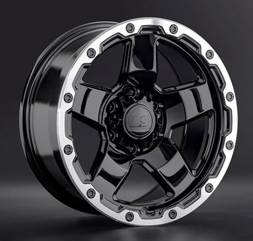 Ls Wheels Ls1371 9,5x18 6*139,7 Et:5 Dia:106,1 bkl