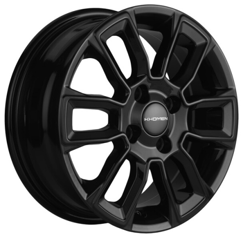 Khomen Khw1406 5,5x14 4*100 Et:38 Dia:67,1 Black